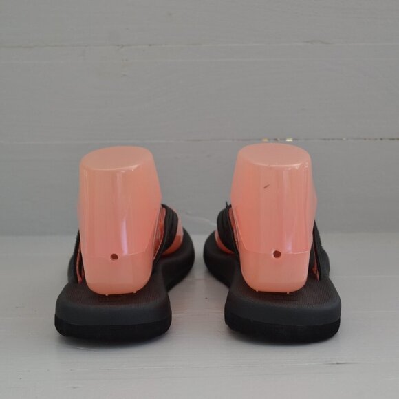 Flojos Black Flip Flops Women's 8 Thong Sandals Summer Shoes Pink - Picture 4 of 8